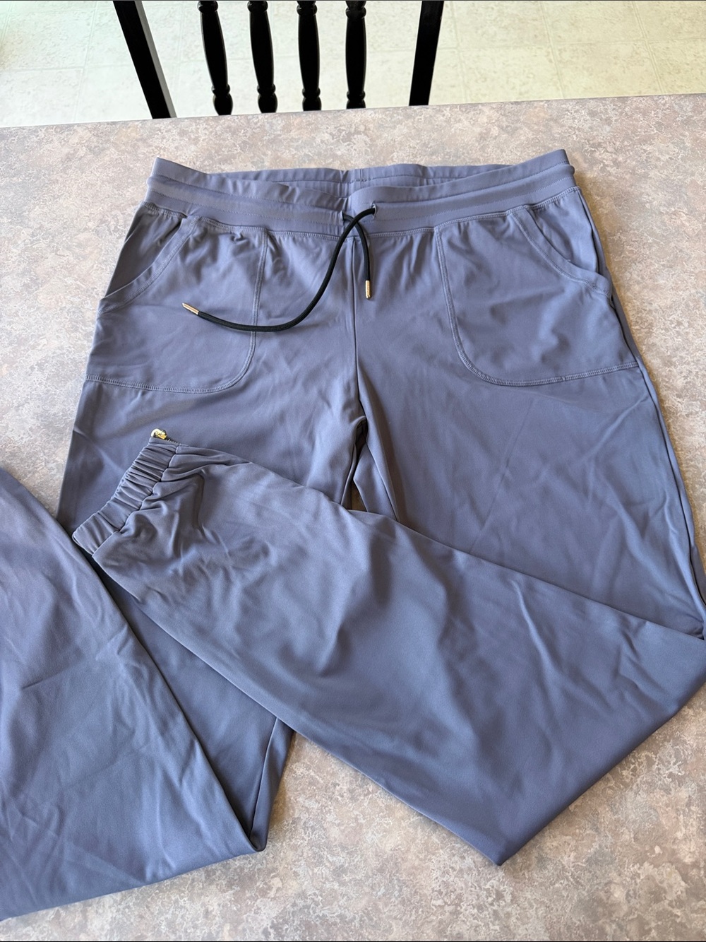 Women’s Relaxed Drawstring Joggers  in Slate Gray